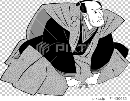 浮世絵　武士　その27 74430683