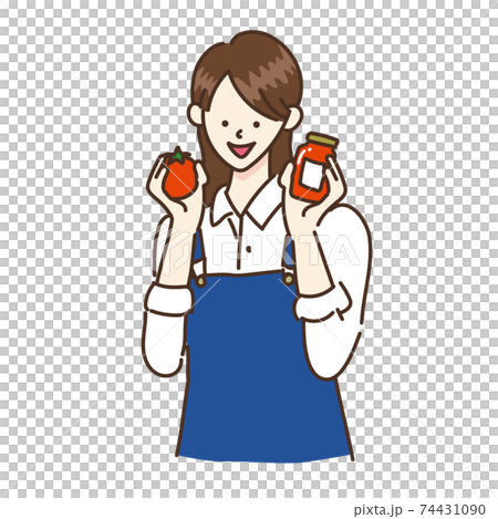 農業女孩第六產業化加工產品農民插畫產品製作 農業女孩第六產業化加工產品農民插畫產品製作 74431090