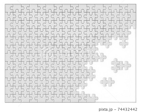 blank unfinished jigsaw puzzle 3d rendering blank unfinished jigsaw puzzle 3d rendering 74432442