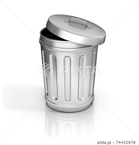 Premium Photo  Office trash can isolated on white background