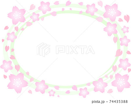 桜フレーム 9 74435388