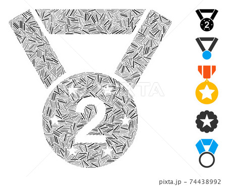 Hatch Collage Medal Second Icon Hatch Collage Medal Second Icon 74438992