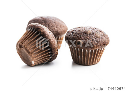 Chocolate muffins. Sweet dark cupcakes. Chocolate muffins. Sweet dark cupcakes. 74440674