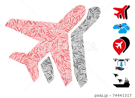 Hatch Collage Airplanes Icon Hatch Collage Airplanes Icon 74441317