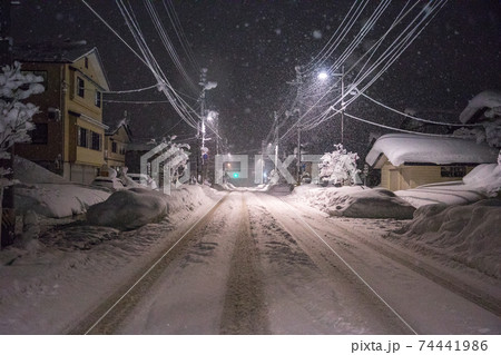 雪降る大石田 雪降る大石田 74441986
