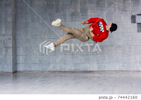 Young dancer in jumping. 74442160