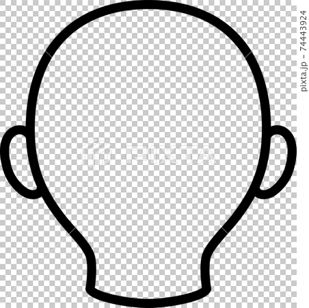 Head image plate 3: Head seen from the back Head image plate 3: Head seen from the back 74443924