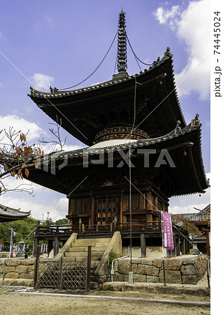 叡福寺　宝塔　大阪府南河内郡太子町 74445024