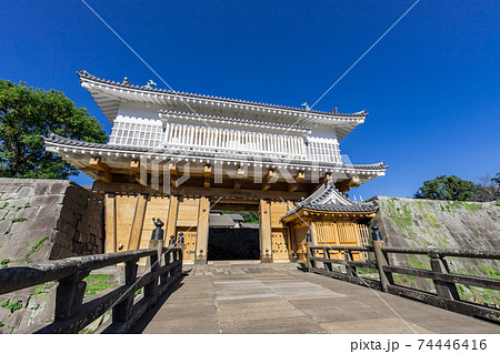 鶴丸城跡御楼門 鹿児島県鹿児島市 鶴丸城跡御楼門 鹿児島県鹿児島市 74446416