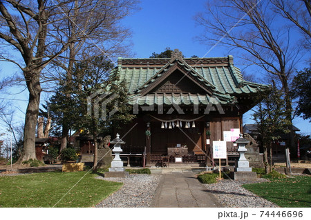 姫宮神社にて（埼玉県南埼玉郡宮代町） 74446696