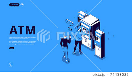 Automated teller machine, ATM terminal Automated teller machine, ATM terminal 74453085