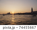 ベネチアの夕日 74455667