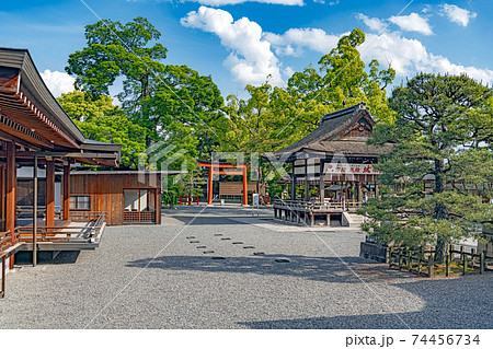 京都 城南宮 境内の風景 京都 城南宮 境内の風景 74456734