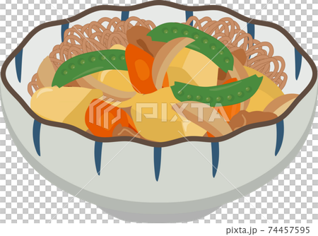 和風小鉢 肉じゃがのイラスト素材