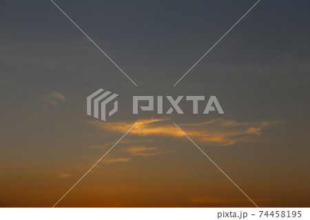 Twilight sky with clouds in the sun rises. Twilight sky with clouds in the sun rises. 74458195