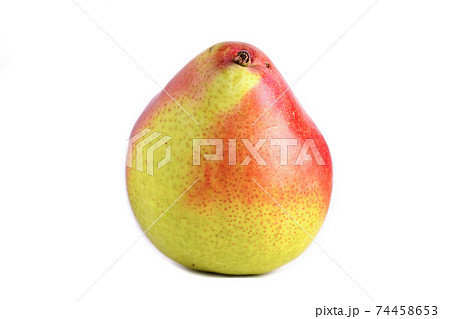 Pear fruit on white background for strong healthy. Pear fruit on white background for strong healthy. 74458653