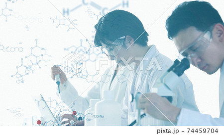 化学イメージ　科学技術 74459704