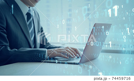 デジタルトランスフォーメーション デジタルトランスフォーメーション 74459716