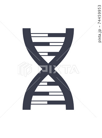DNA Deoxyribonucleic Acid Chain Logo Design Icon 74459953