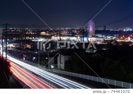 蒲郡の夜景　大塚・海陽町 74461070