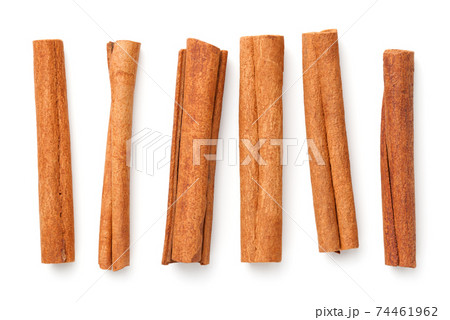 Cinnamon Sticks Isolated Over White Background Cinnamon Sticks Isolated Over White Background 74461962