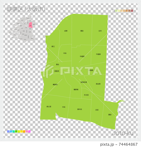 城東區城東區（大阪市，24區） 74464867