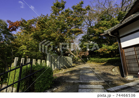 當麻寺　奥院　参道　奈良県葛城市 74466536