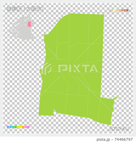 城東區城東區（大阪市，24區） 74466797