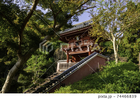 當麻寺　奥院　楼門　奈良県葛城市 74466839