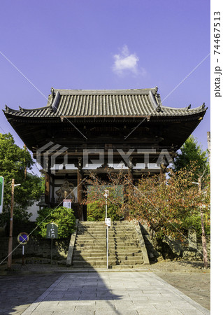 當麻寺　仁王門　奈良県葛城市 74467513