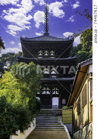 當麻寺　西塔　奈良県葛城市 74467617