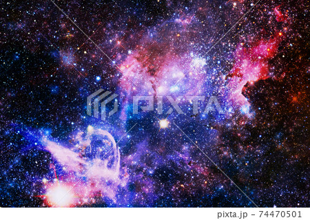 Deep space. Nebulae. Elements of this image furnished by NASA 74470501