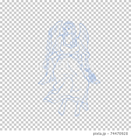 おとめ座・星座絵・春の星座 74470928