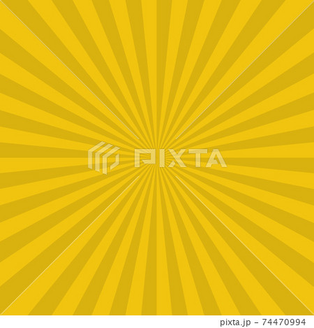 sun rays on yellow, abstract geometric vector background 74470994