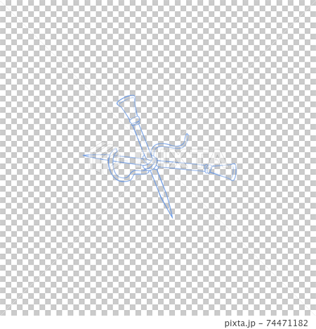 ちょうこくぐ座・星座絵・冬の星座 74471182