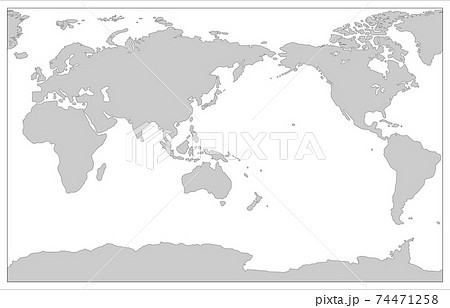 世界地図です 背景は透過です のイラスト素材
