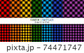 rainbow colored dark lumberjack vector seamless pattern set 74471747