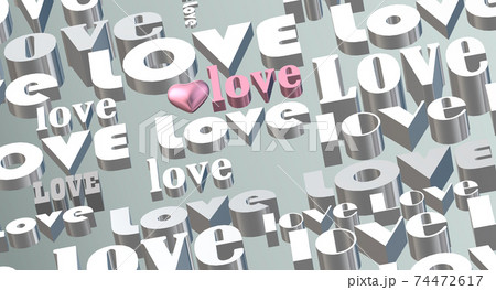 Gold multy words LOVE on green pastel background Gold multy words LOVE on green pastel background 74472617
