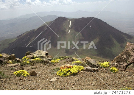 A view to Hasan Mountain in Turkey 74473278