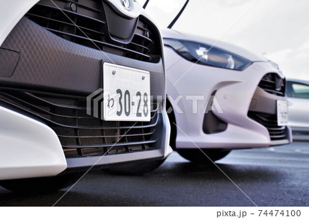 レンタカーイメージ　レンタカーのナンバープレート 74474100