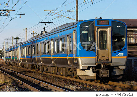 線路を走る電車_仙台空港アクセス線_SAT721系 線路を走る電車_仙台空港アクセス線_SAT721系 74475912