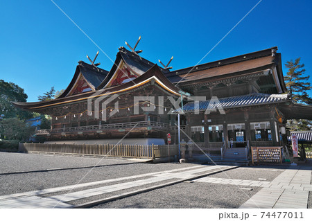 【吉備津神社】 岡山県岡山市北区吉備津 【吉備津神社】 岡山県岡山市北区吉備津 74477011