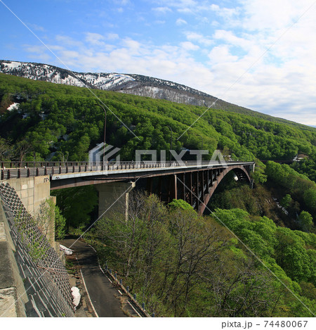 城ヶ倉大橋　城ヶ倉渓流　新緑 74480067