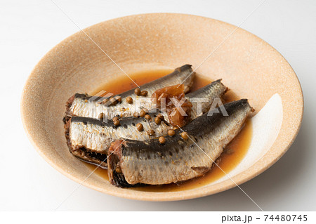 鰯の煮付け　山椒添え 74480745