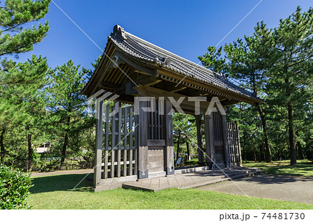 石橋記念公園西田橋御門 鹿児島県鹿児島市 石橋記念公園西田橋御門 鹿児島県鹿児島市 74481730