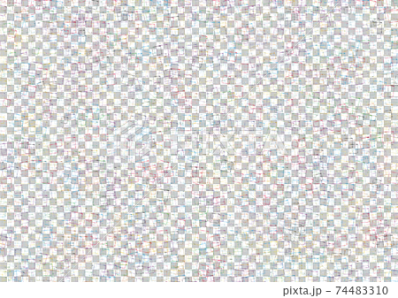 Randomly overlapping colorful line squares 74483310