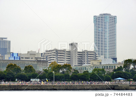 神奈川】横須賀 米軍基地から見た眺めの写真素材 [74484483] - PIXTA