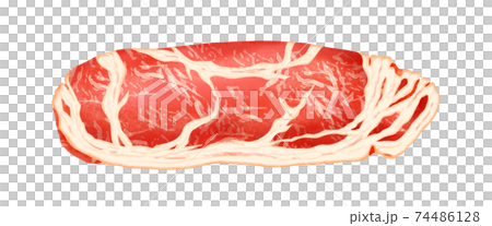 具材3-牛肉 牛肉ローススライス(生)①(主線なし) 鍋・弁当・料理画像にも使えます 組合せシリーズ 具材3-牛肉 牛肉ローススライス(生)①(主線なし) 鍋・弁当・料理画像にも使えます 組合せシリーズ 74486128