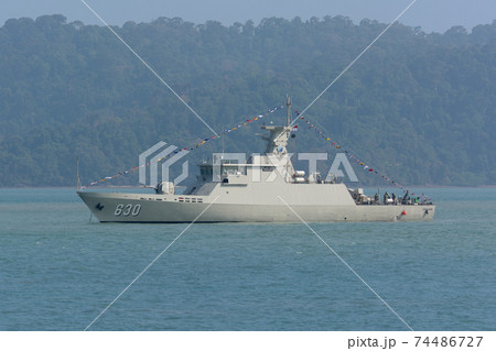 インドネシア海軍KCR-60ミサイル艇HALASAN 74486727