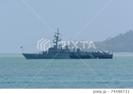マレーシア海軍ラクシュマナ級コルベット　ラクシュマナ・モハメド・アミン 74486731